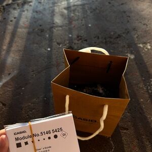 Casio User's Guide with Gold Bag